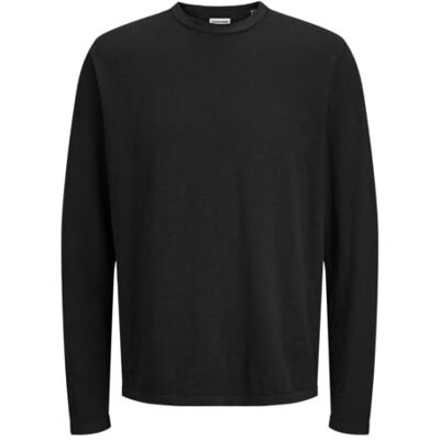 JACK & JONES Jjesummer Knit Crew Neck Sn, svart, M JACK & JONES Jjesummer Knit Crew Neck Sn, svart, M