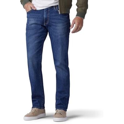 Lee herr modern serie extrem rörelse rak passform avsmalnande ben jeans, Maddox, 32W X 34L Lee herr modern serie extrem rörelse rak passform avsmalnande ben jeans, Maddox, 32W X 34L
