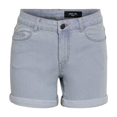 NOISY MAY Nmdebby Nw smala shorts Vi520Lb Noos, Ljusblå denim, L NOISY MAY Nmdebby Nw smala shorts Vi520Lb Noos, Ljusblå denim, L