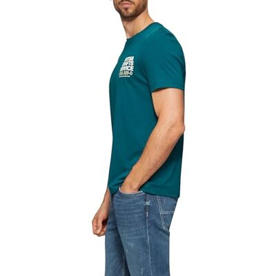 s.Oliver T-shirt med rund hals och tryck fram, 67 d2, S s.Oliver T-shirt med rund hals och tryck fram, 67 d2, S