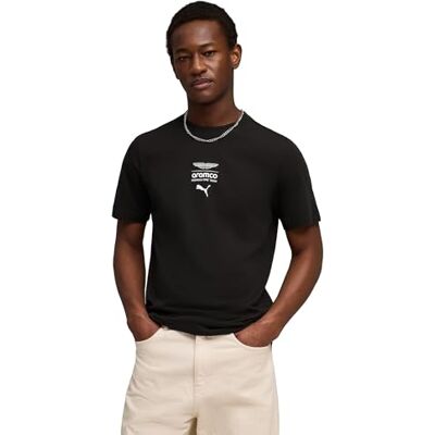 PUMA AMF1 Essential Logo Tee 1 (Regular) Black PUMA AMF1 Essential Logo Tee 1 (Regular) Black