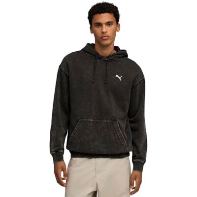 PUMA Ess Elevated Relaxed Wash Hoodie Fl Huvtröjor (förpackning med 1) PUMA Ess Elevated Relaxed Wash Hoodie Fl Huvtröjor (förpackning med 1)