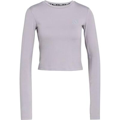 adidas Kobiety adi365 Running Essentials Long Sleeve, medium grey heather, L adidas Kobiety adi365 Running Essentials Long Sleeve, medium grey heather, L