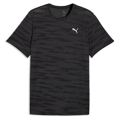 PUMA M PWRTRAIN Jacquard T-tröja svart PUMA M PWRTRAIN Jacquard T-tröja svart