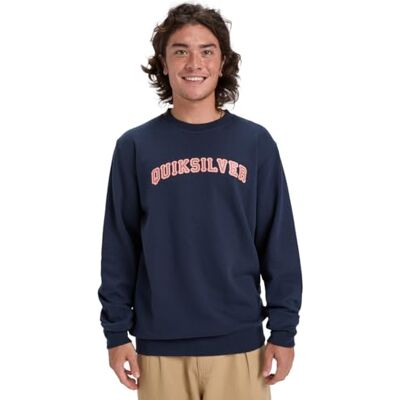Quiksilver Grafisk Crew Fleece-tröja svart XXL Quiksilver Grafisk Crew Fleece-tröja svart XXL