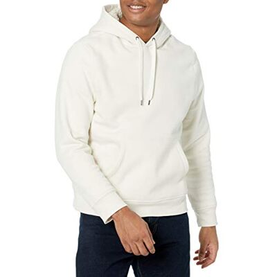 Amazon Essentials mäns sherpa-fodrad pullover huvtröja sweatshirt, benvit, medium Amazon Essentials mäns sherpa-fodrad pullover huvtröja sweatshirt, benvit, medium