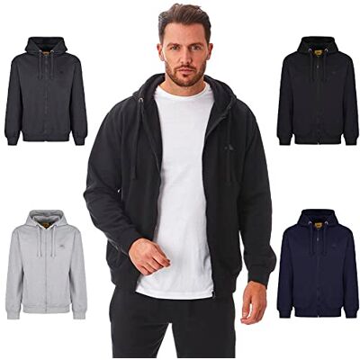 Iron Mountain Återvunnet garn för män miljövänligt anti-noppor flexibel bekväm sweatshirt med rund hals mjuk fleece topp tröja, svart, 2XL Iron Mountain Återvunnet garn för män miljövänligt anti-noppor flexibel bekväm sweatshirt med rund hals mjuk fleece topp tröja, svart, 2XL