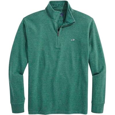 Vineyard Vines herr saltvatten fjärdedel dragkedja tröja, Charleston Green, XXL Vineyard Vines herr saltvatten fjärdedel dragkedja tröja, Charleston Green, XXL