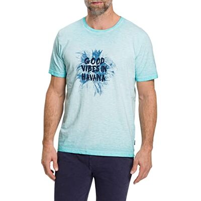 Pioneer T-shirt för män, Ljusblå tvättad, S Pioneer T-shirt för män, Ljusblå tvättad, S