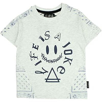ELEVEN PARIS T-shirt för pojkar, Färg: grå, 8 �r ELEVEN PARIS T-shirt för pojkar, Färg: grå, 8 �r