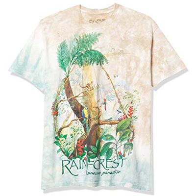 Liquid Blue Flytande blå natur regnskog bevarar paradisfärgad t-shirt Liquid Blue Flytande blå natur regnskog bevarar paradisfärgad t-shirt