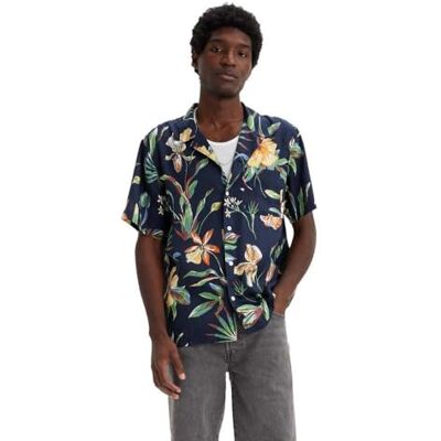 Levi's The Sunset Camp Shirt flerfärgad, Nepenthe Floral Navy, XS Levi's The Sunset Camp Shirt flerfärgad, Nepenthe Floral Navy, XS