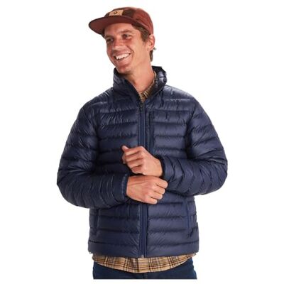 Marmot Män Highlander Jacket, Varm Dunjacka, Isolerad Vinterjacka, Andningsbar, Lätt Packbar Utomhusjacka, Vindtät, Arctic Navy, L Marmot Män Highlander Jacket, Varm Dunjacka, Isolerad Vinterjacka, Andningsbar, Lätt Packbar Utomhusjacka, Vindtät, Arctic Navy, L