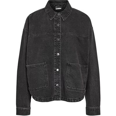 NOISY MAY dam Nmkettie L/S Reg DNM Jcket Vi559Bl Noos, svart denim, s, Svart denim, S NOISY MAY dam Nmkettie L/S Reg DNM Jcket Vi559Bl Noos, svart denim, s, Svart denim, S
