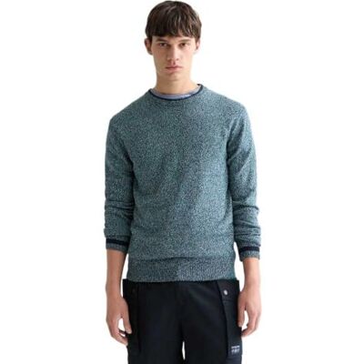 Scotch & Soda normal rund hals melange pullover tröja Scotch & Soda normal rund hals melange pullover tröja
