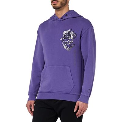 Replay herr hoodie, Violett 074, M Replay herr hoodie, Violett 074, M