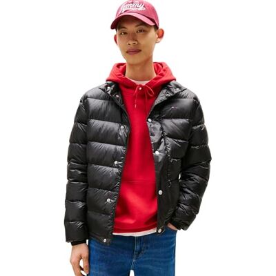 Tommy Jeans herr TJM Light DOWN JACKA DM0DM21937 pufferjacka, svart (svart), XS, svart (svart), XS Tommy Jeans herr TJM Light DOWN JACKA DM0DM21937 pufferjacka, svart (svart), XS, svart (svart), XS