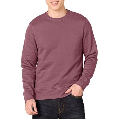 Amazon Essentials Men's Fleecetröja med rund hals (finns i Big & Tall), Lila, M Amazon Essentials Men's Fleecetröja med rund hals (finns i Big & Tall), Lila, M