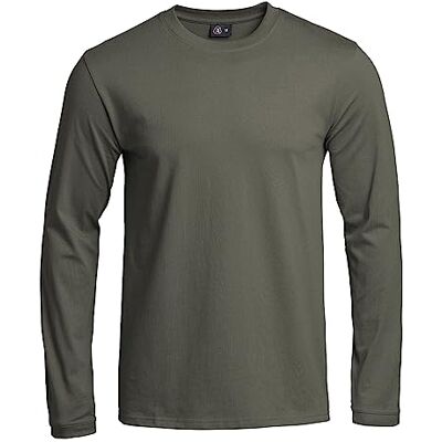 A10 Equipment Olivgrön långärmad T-shirt, Olivgrön, S A10 Equipment Olivgrön långärmad T-shirt, Olivgrön, S