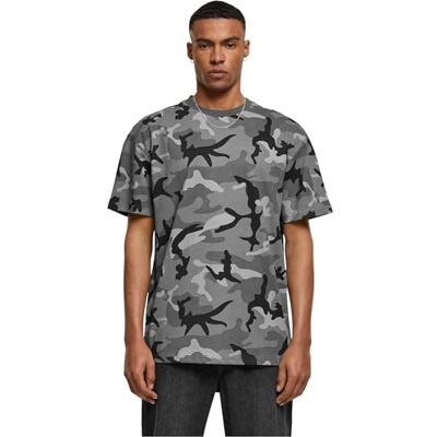 Urban Classics herr tung överdimensionerad kamouflage t-shirt, Mörk kamouflage, M Urban Classics herr tung överdimensionerad kamouflage t-shirt, Mörk kamouflage, M