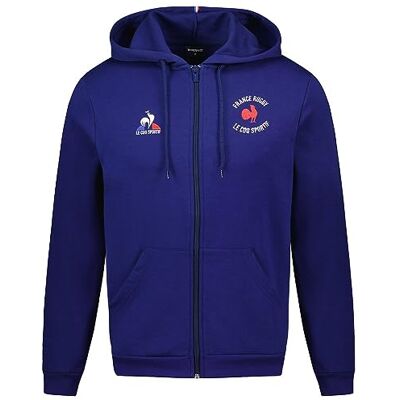 Le Coq Sportif Jacka med dragkedja blandad dragkedja, Intensiv Fr Blue, XS Le Coq Sportif Jacka med dragkedja blandad dragkedja, Intensiv Fr Blue, XS