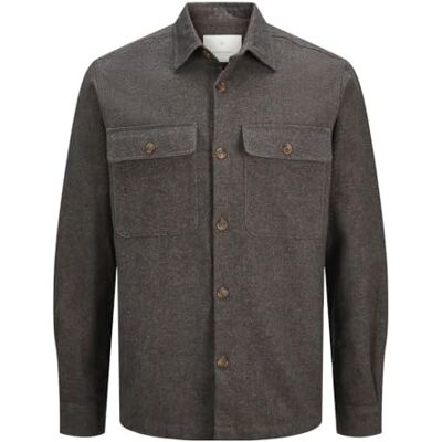 JACK & JONES JACK&JONES JPRRAYMOND Melange SOLID Overshirt LS SN skjortjacka, platt svart/passform: Comfort FIT, M, Platt svart/passform: bekväm passform, M JACK & JONES JACK&JONES JPRRAYMOND Melange SOLID Overshirt LS SN skjortjacka, platt svart/passform: Comfort FIT, M, Platt svart/passform: bekväm passform, M