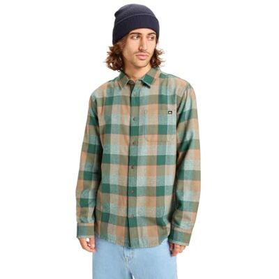 Quiksilver Tröja Motherfly Plaid LS skjorta beige M Quiksilver Tröja Motherfly Plaid LS skjorta beige M