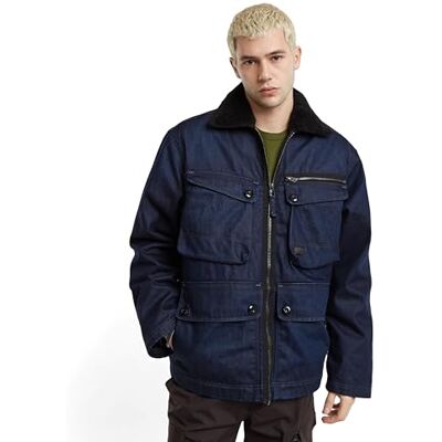 G-STAR RAW Utility sherpajacka, Blå, XXL G-STAR RAW Utility sherpajacka, Blå, XXL