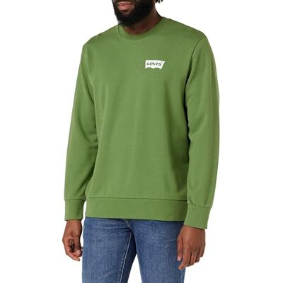 Levi's Graphic Crew Sweatshirt för män, Batwing Crew dill, XS Levi's Graphic Crew Sweatshirt för män, Batwing Crew dill, XS