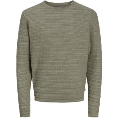 JACK & JONES Jjduke Knit Crew Neck, Vetiver, L JACK & JONES Jjduke Knit Crew Neck, Vetiver, L