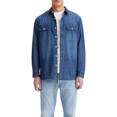 Levi's Herr Jackson arbetare skjorta, Sterling mörk tvätt, XXL Levi's Herr Jackson arbetare skjorta, Sterling mörk tvätt, XXL