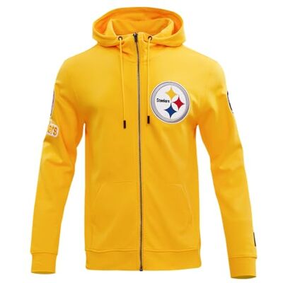 Pro Standard herr Nfl Classic Chenille bomull dubbel stickad hel dragkedja huvtröja huva tröja Pro Standard herr Nfl Classic Chenille bomull dubbel stickad hel dragkedja huvtröja huva tröja