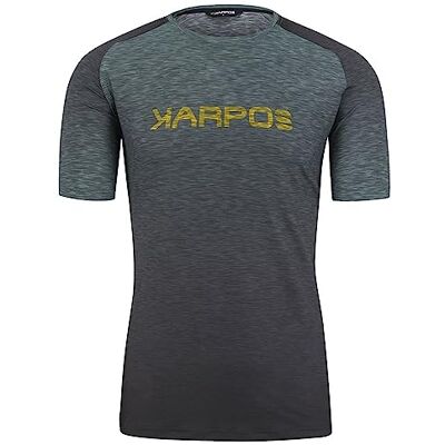 Karpos 2531010-043 Lawn Square Jersey T-Shirt Män Svart/Nordatlantic/Citron Cur Storlek 3XL, Svart/Nordatlanten/Lemon Cur, 3XL Karpos 2531010-043 Lawn Square Jersey T-Shirt Män Svart/Nordatlantic/Citron Cur Storlek 3XL, Svart/Nordatlanten/Lemon Cur, 3XL
