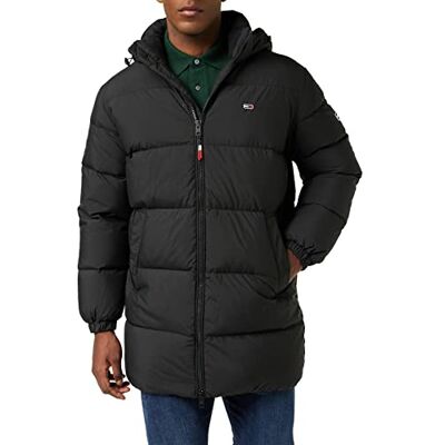 Tommy Hilfiger Tommy Jeans Herr Essential DM0DM15117 Dunjacka, Svart, L Tommy Hilfiger Tommy Jeans Herr Essential DM0DM15117 Dunjacka, Svart, L