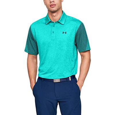 Under Armour Playoff Polo 2.0 Teal Rush S - Piké Under Armour Playoff Polo 2.0 Teal Rush S - Piké