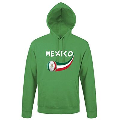 Supportershop Mexiko grön huvtröja herr, FR: S (tillverkarens storlek: S) Supportershop Mexiko grön huvtröja herr, FR: S (tillverkarens storlek: S)