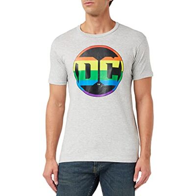 DC Comics T-shirt för män, Gris Melange, M DC Comics T-shirt för män, Gris Melange, M