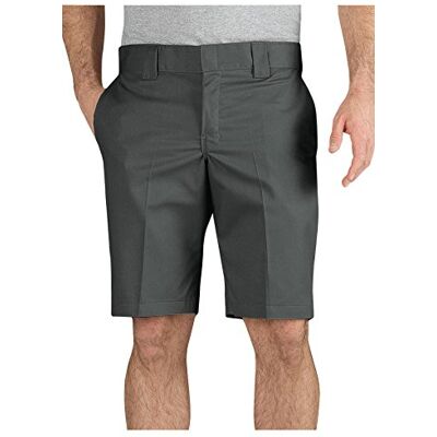Dickies Slim Fit 11 tum flex arbete kort, Grus Grå V1, M Dickies Slim Fit 11 tum flex arbete kort, Grus Grå V1, M