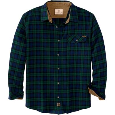 Legendary Whitetails Buck Camp flanell, herr, långärmad Legendary Whitetails Buck Camp flanell, herr, långärmad