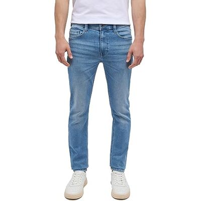 MUSTANG herrjeans byxor stil Oregon Slim, Medelblå 413, 28W / 32L MUSTANG herrjeans byxor stil Oregon Slim, Medelblå 413, 28W / 32L