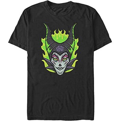 Disney Herr Villains-Maleficent Sugar Skull T-shirt, Schwarz, M Disney Herr Villains-Maleficent Sugar Skull T-shirt, Schwarz, M