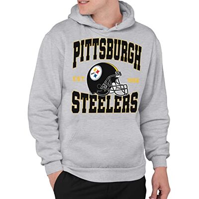 Junk Food Unisex Arizona Cardinals Team hjälm vuxen fleece huvtröja tröja med huva, GRÅ, S Junk Food Unisex Arizona Cardinals Team hjälm vuxen fleece huvtröja tröja med huva, GRÅ, S