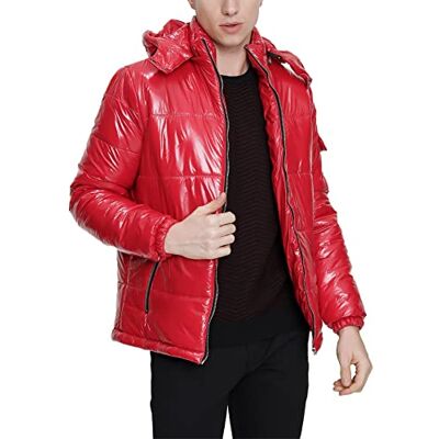 Come Voglio Men's MAMRVN100239 Coats, Röd, M Come Voglio Men's MAMRVN100239 Coats, Röd, M