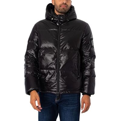 Giorgio Armani Men's Icon Project, full dragkedja, buffertjacka, svart, XL, svart, XL Giorgio Armani Men's Icon Project, full dragkedja, buffertjacka, svart, XL, svart, XL