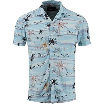 KEY LARGO KEYLARGO herrskjorta MSH KLSANDBANKS 1/2 mönstrad, Arctic Blue (1230), XL KEY LARGO KEYLARGO herrskjorta MSH KLSANDBANKS 1/2 mönstrad, Arctic Blue (1230), XL
