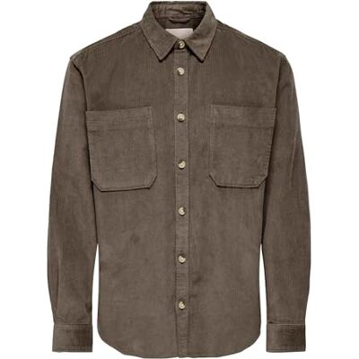 Only & Sons fritidsskjorta för män, Falk, L Only & Sons fritidsskjorta för män, Falk, L