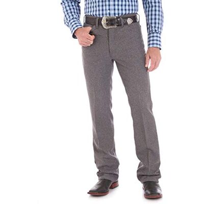 Wrangler Herr Wrancher klänning jeans, Gråmelange, 34W / 32L Wrangler Herr Wrancher klänning jeans, Gråmelange, 34W / 32L