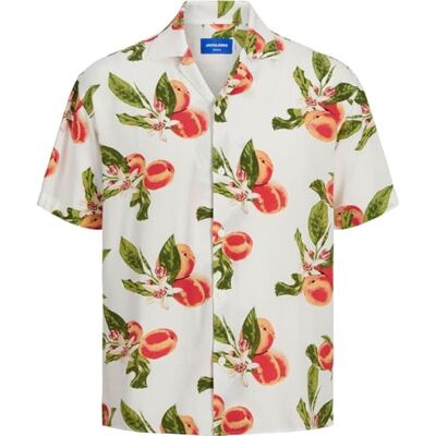 JACK & JONES JORLUKE Flores AOP skjorta SS STYD24, Molndansare, S JACK & JONES JORLUKE Flores AOP skjorta SS STYD24, Molndansare, S