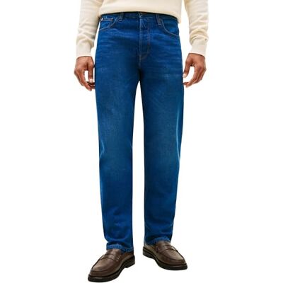 Tommy Hilfiger män normal rak Dover OLY blå MW0MW42805 rak, Denim, 36W/32L, Denim (olikblå), 36W x 32L Tommy Hilfiger män normal rak Dover OLY blå MW0MW42805 rak, Denim, 36W/32L, Denim (olikblå), 36W x 32L