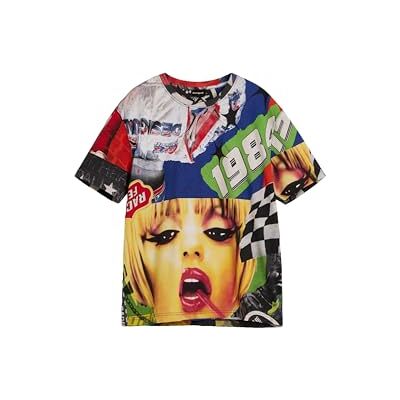 Desigual T-shirt herr röd XL Desigual T-shirt herr röd XL